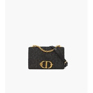 DIOR Black Montaigne Chain Shoulder Bag A-A29169
